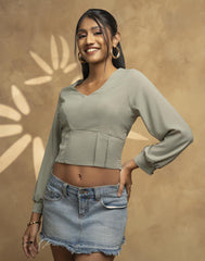 0300917475GRN (2)_Ladies_Blouse_Fashion Bug Sri Lanka Clothing