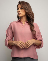 AMANI COLLARED TOP