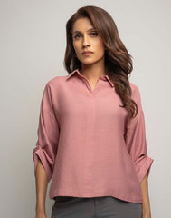 AMANI COLLARED TOP
