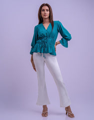 AMANI TIE-UP FORMAL TOP