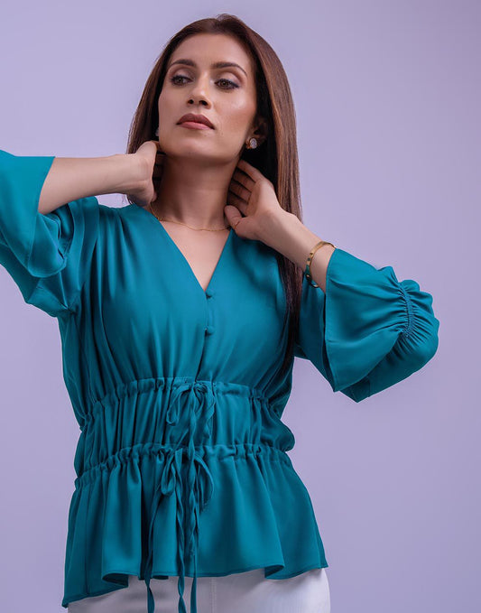 AMANI TIE-UP FORMAL TOP