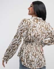 GIVO ORNAMENTAL PRINTED TOP