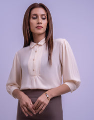 AMANI MIDI SLEEVE FORMAL TOP