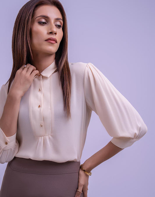 AMANI MIDI SLEEVE FORMAL TOP