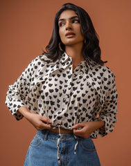 GIVO PRINTED CROP TOP