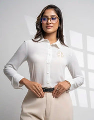 AMANI  LONG SLEEVE EMBROIDERED TOP