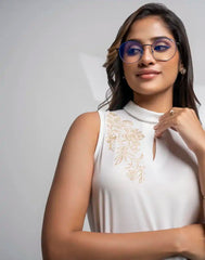 AMANI  SLEEVELESS FORMAL TOP
