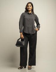 AMANI LONG SLEEVE PRINTED TOP