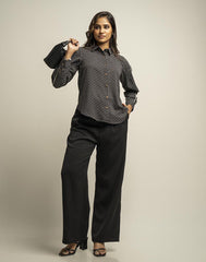 AMANI LONG SLEEVE PRINTED TOP