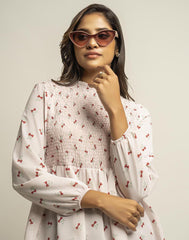 AMANI LONG SLEEVE PRINTED TOP