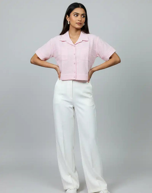 GIVO SHORT SLEEVE CROP TOP