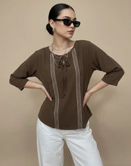 GIVO SHORT SLEEVE BLOUSE