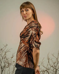 AMANI RELAXED FIT PRINTED TOP