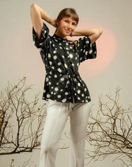 AMANI RELAXED FIT PRINTED TOP