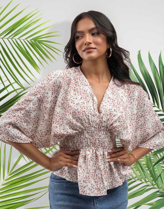 GIVO PRINTED TOP