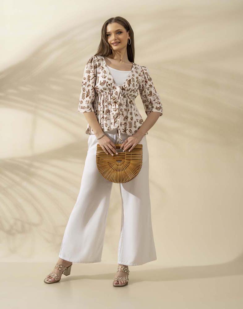 GIVO PRINTED TOP