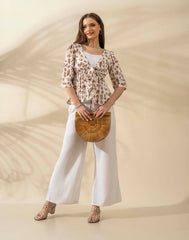GIVO PRINTED TOP