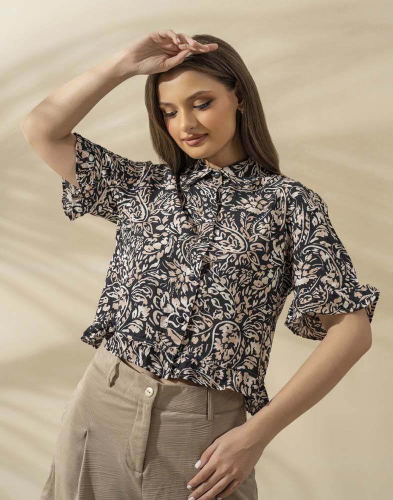 GIVO PRINTED TOP
