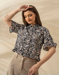 GIVO PRINTED TOP
