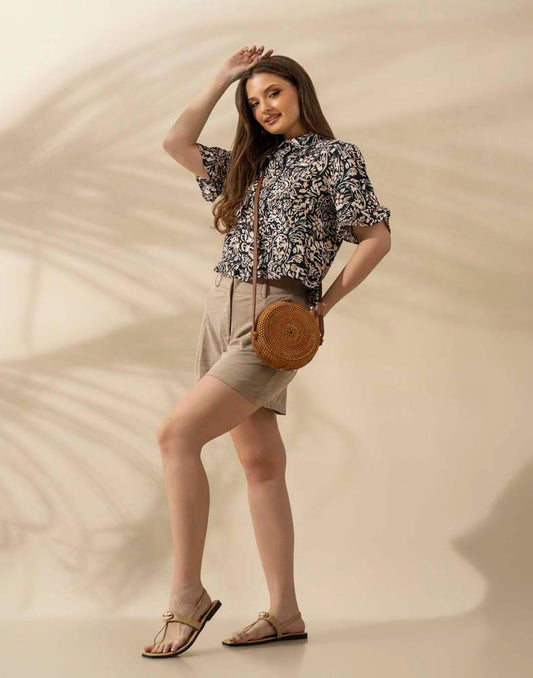 GIVO PRINTED TOP