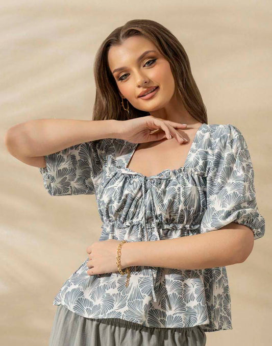 GIVO PRINTED TOP