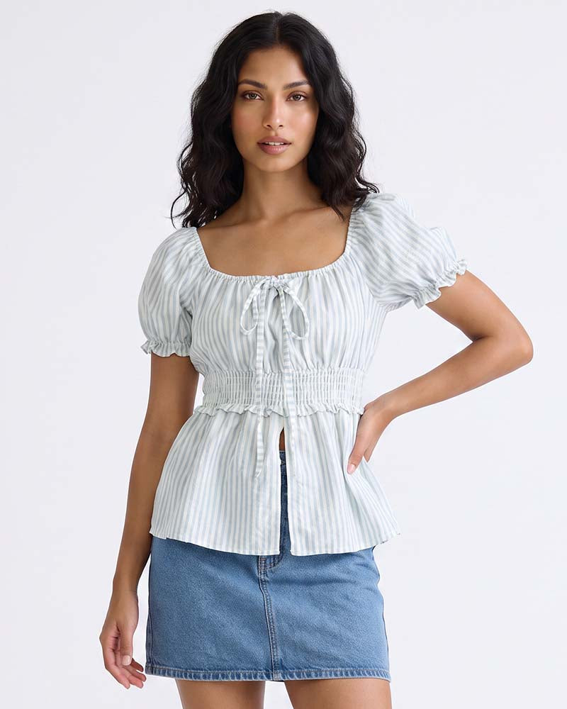 LADIES SHORT SLEEVE TOP