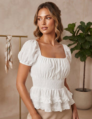 LADIES SHORT SLEEVE TOP