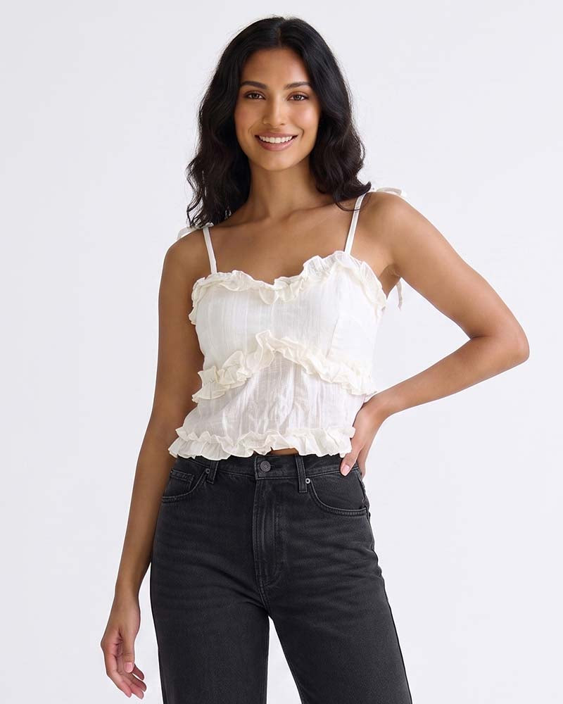 Ladies Sleeveless Blouse Top