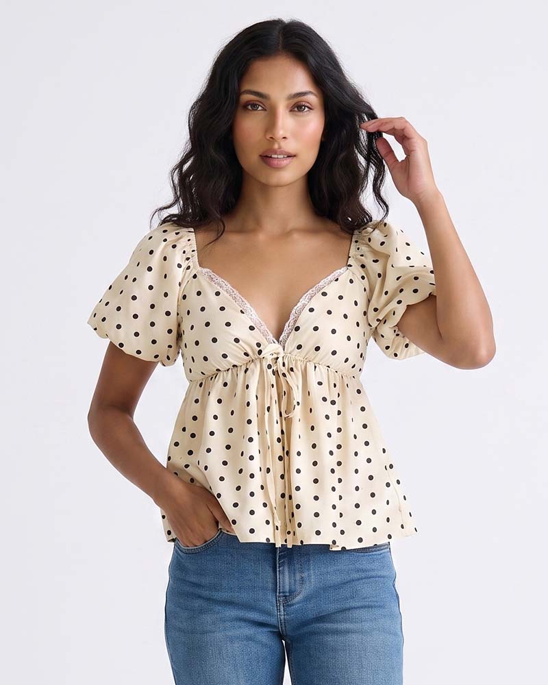 LADIES SHORT SLEEVE TOP