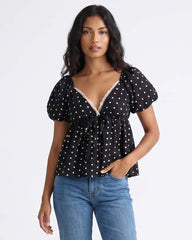 LADIES SHORT SLEEVE TOP