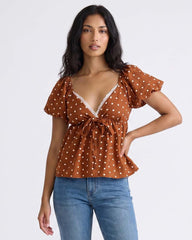 LADIES SHORT SLEEVE TOP