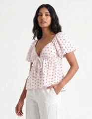 LADIES SHORT SLEEVE TOP