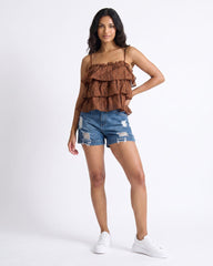 Ladies Sleeveless Blouse Top