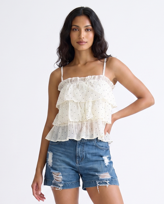 Ladies Sleeveless Blouse Top