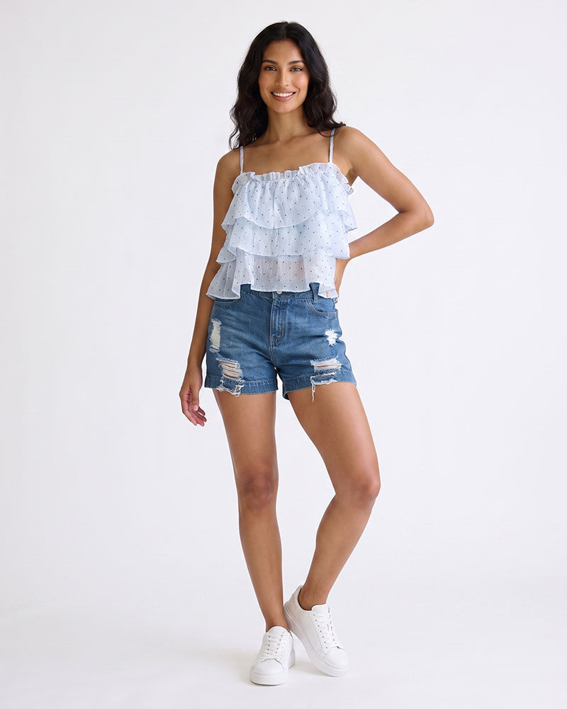 Ladies Sleeveless Blouse Top