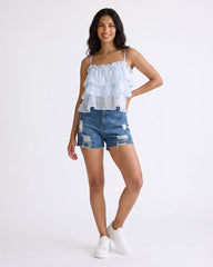 Ladies Sleeveless Blouse Top