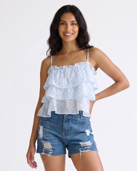 Ladies Sleeveless Blouse Top
