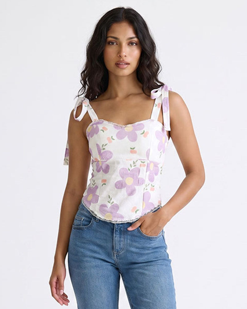 Ladies Sleeveless Blouse Top