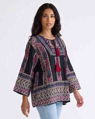 Ladies Embroidered Kaftan Blouse Top