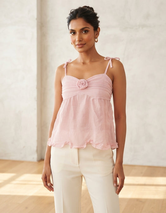 LADIES SLEEVELESS CAMISOLE TOP