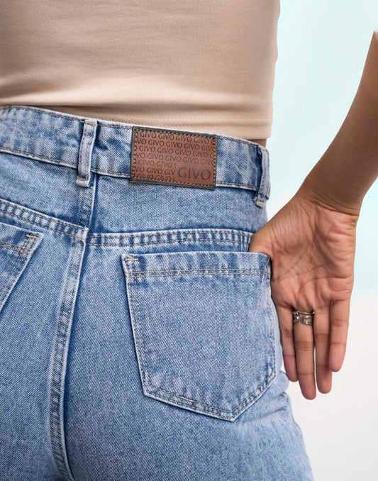 WOMEN'S WIDE LEG EMBROIDERED JEANS