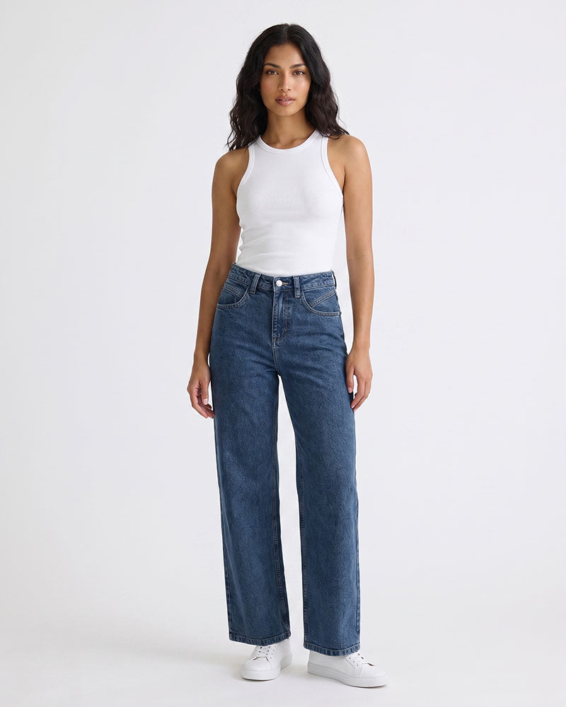 GIVO WIDE LEG DENIM