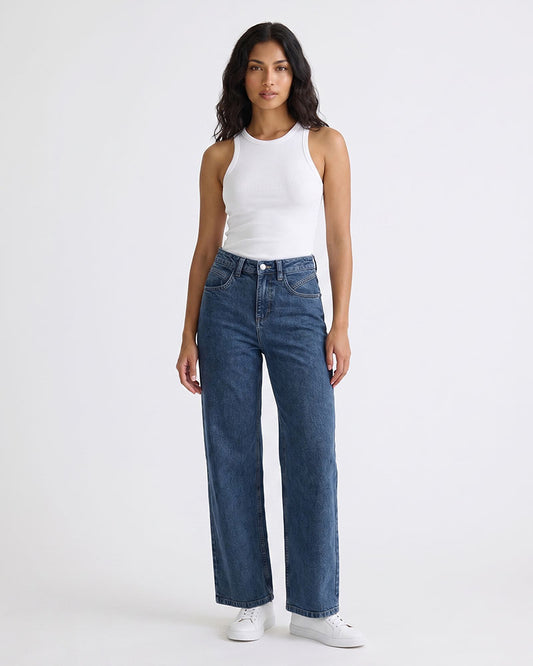 GIVO WIDE LEG DENIM