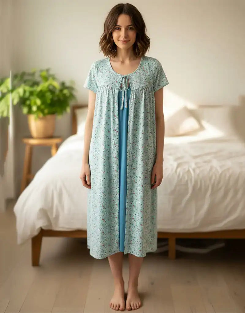 Romance Short Sleeve Nightdress