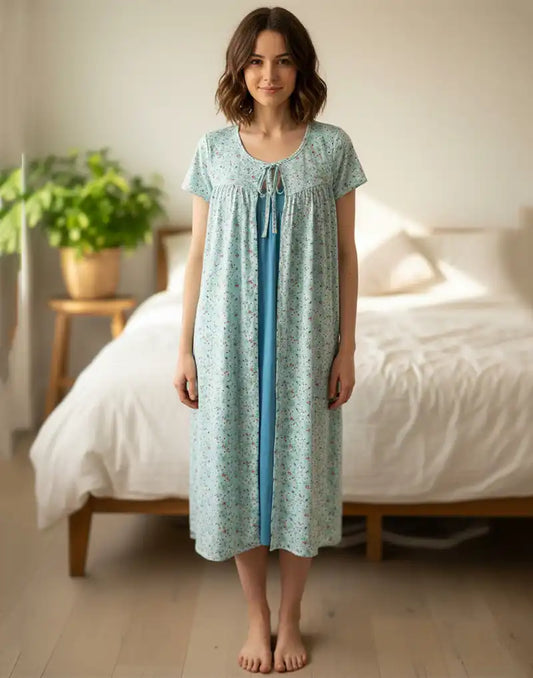 Romance Short Sleeve Nightdress