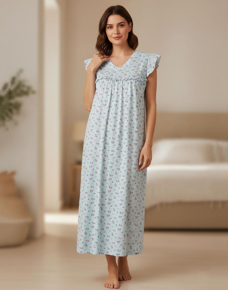 Romance Short Sleeve Nightdress