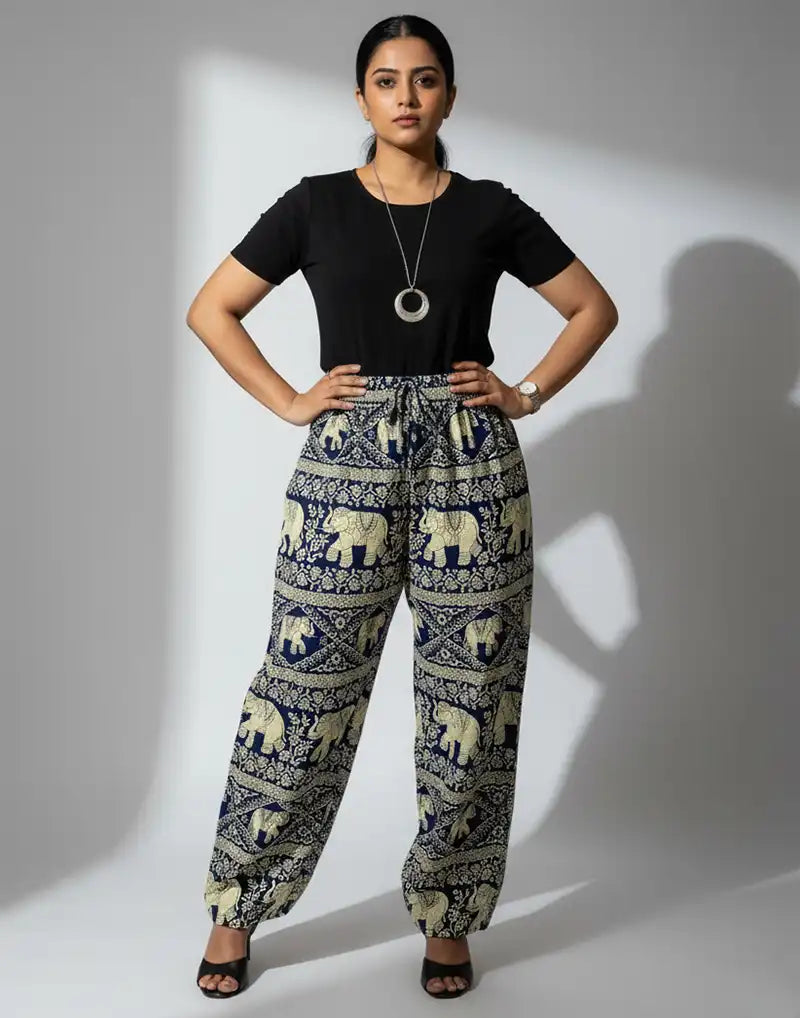 Givo Ladies Printed  Pant