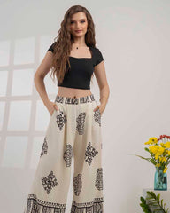 Givo Ladies Printed  Pant