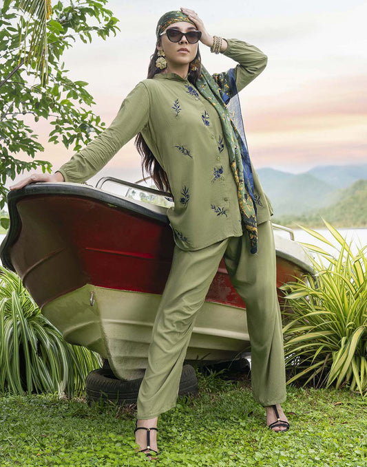 0304000344GRN (1)_Ladies_Co-Set_Fashion Bug Sri Lanka