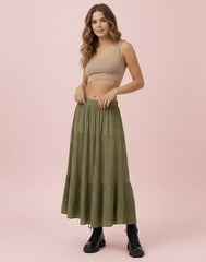 GIVO FLARED SKIRT